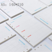 GIẤY REFILL LẬP KẾ HOẠCH SIÊU TIỆN LỢI A5