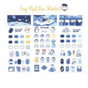 Nhãn Dán Chim Cánh Cụt Cute Trang Trí Đa Năng  - Ong Mặt Bự