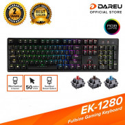 Phím cơ DareU EK1280 led RGB (Blue/ Brown/Red Switch) - Hàng chính hãng