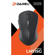 Chuột không dây Dare-U LM115G Black BH 2 năm chính hãng