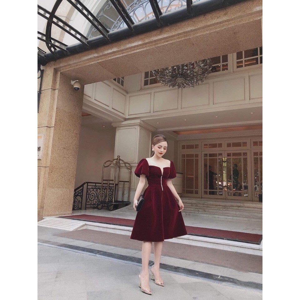 Đầm bigsize Lady beostyle cho người béo mập 55-100kg - Mặc đi tiệc,đi chơi hoặc dạo phố