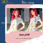 Thuốc nhuộm tóc màu Đỏ nhũ Hồng Hot Pink + Tặng kèm trợ nhuộm và gang tay