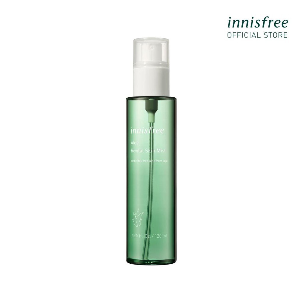Xịt khoáng dưỡng ẩm nha đam innisfree Aloe Revital Skin Mist