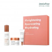 Bộ sản phẩm dưỡng sáng và se khít lỗ chân lông innisfree Brightening Pore Serum Set