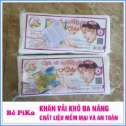 10 Gói khăn vải khô đa năng Baby Hiền Trang siêu mềm an toàn với da bé 170g x 10 gói