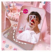 Gương để bàn trang điểm Hàn Quốc KEENGSTORE xinh xắn dễ thương