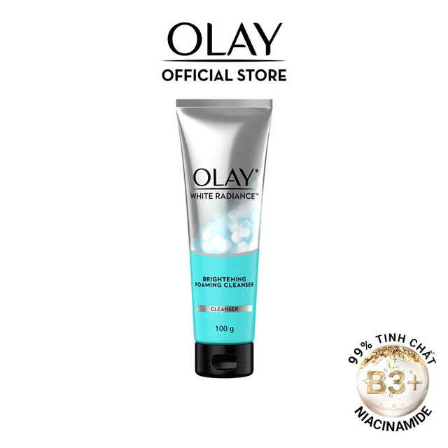 Sữa Rữa Mặt Dưỡng Trắng Da Olay White Radiance Brightening Foaming Cleanser 100g