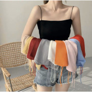 Áo Bra 2 dây chất cotton thon gọn thời trang