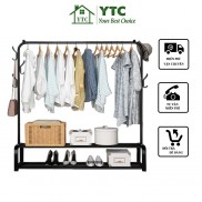 Giá Treo Quần ÁoTiện Lợi, Kệ để giày dép Thông Minh ( KCU01)
