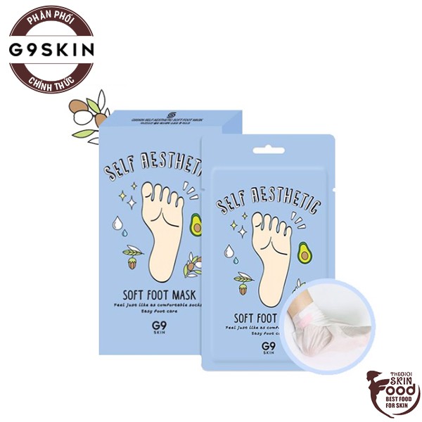 Mặt Nạ Chăm Sóc Da Chân Cho Đôi Chân Mềm Mại G9Skin Self Aesthetic Soft Foot Mask