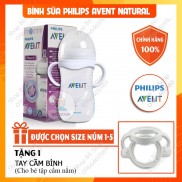 Bình sữa Avent Natural Cổ Rộng 125ml 260ml 330ml cho bé sơ sinh chất liệu nhựa cao cấp Shop Bố Soup