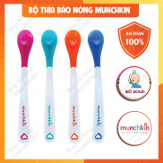 Thìa ăn dặm báo nóng Munchkin cho bé tập xúc chất liệu nhựa PP cao cấp không chứa BPA Shop Bố Soup