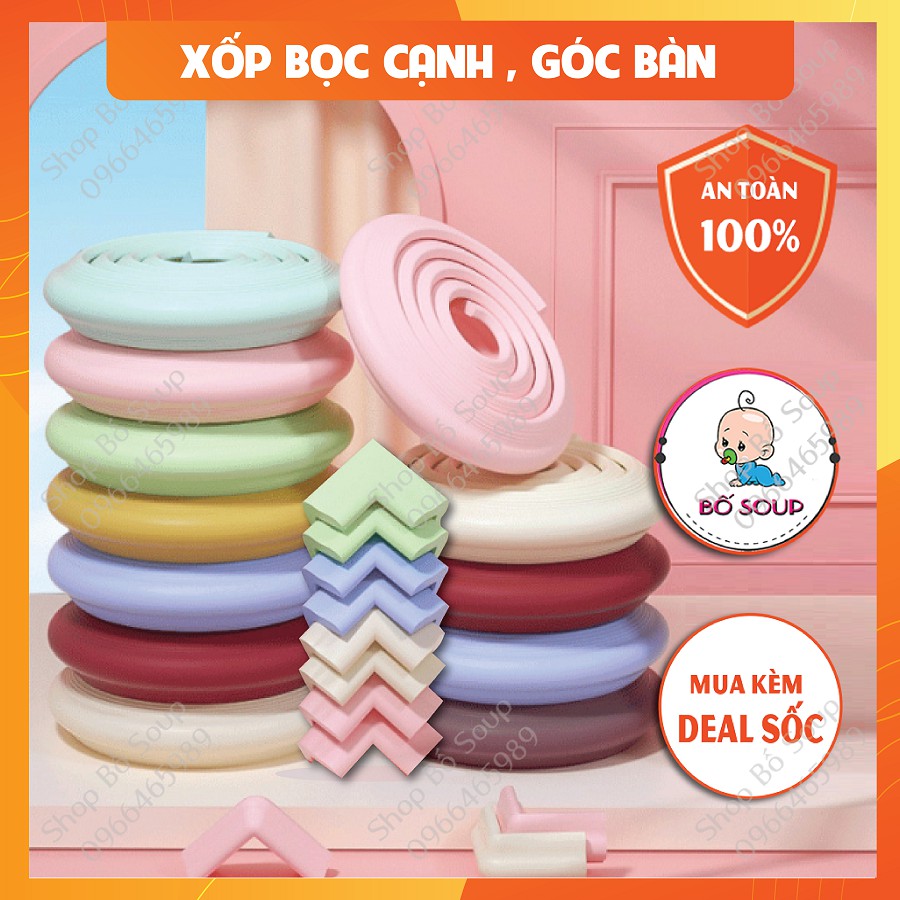 Xốp Bọc Cạnh Bàn, Góc Bàn Giữ An Toàn Cho Bé Shop Bố Soup