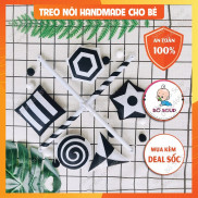 Đồ Chơi Treo Nôi Handmade Kích Thích Thị Giác Cho Bé Kèm Hộp Nhạc 35 Bài Hát