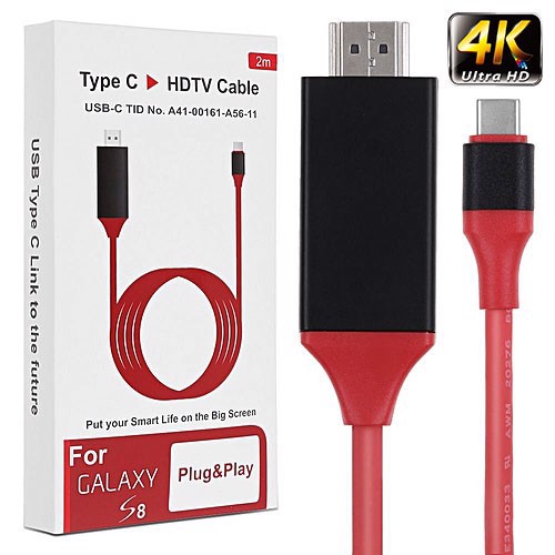 Cáp MHL chuyển chuyển tín hiệu từ điện thoại lên tivi - Chuyển từ Type C ra HDMI