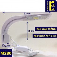 Đèn led trắng M280 VIPSUN XML BONETAR kẹp thành hồ thủy sinh cỡ vừa nhỏ
