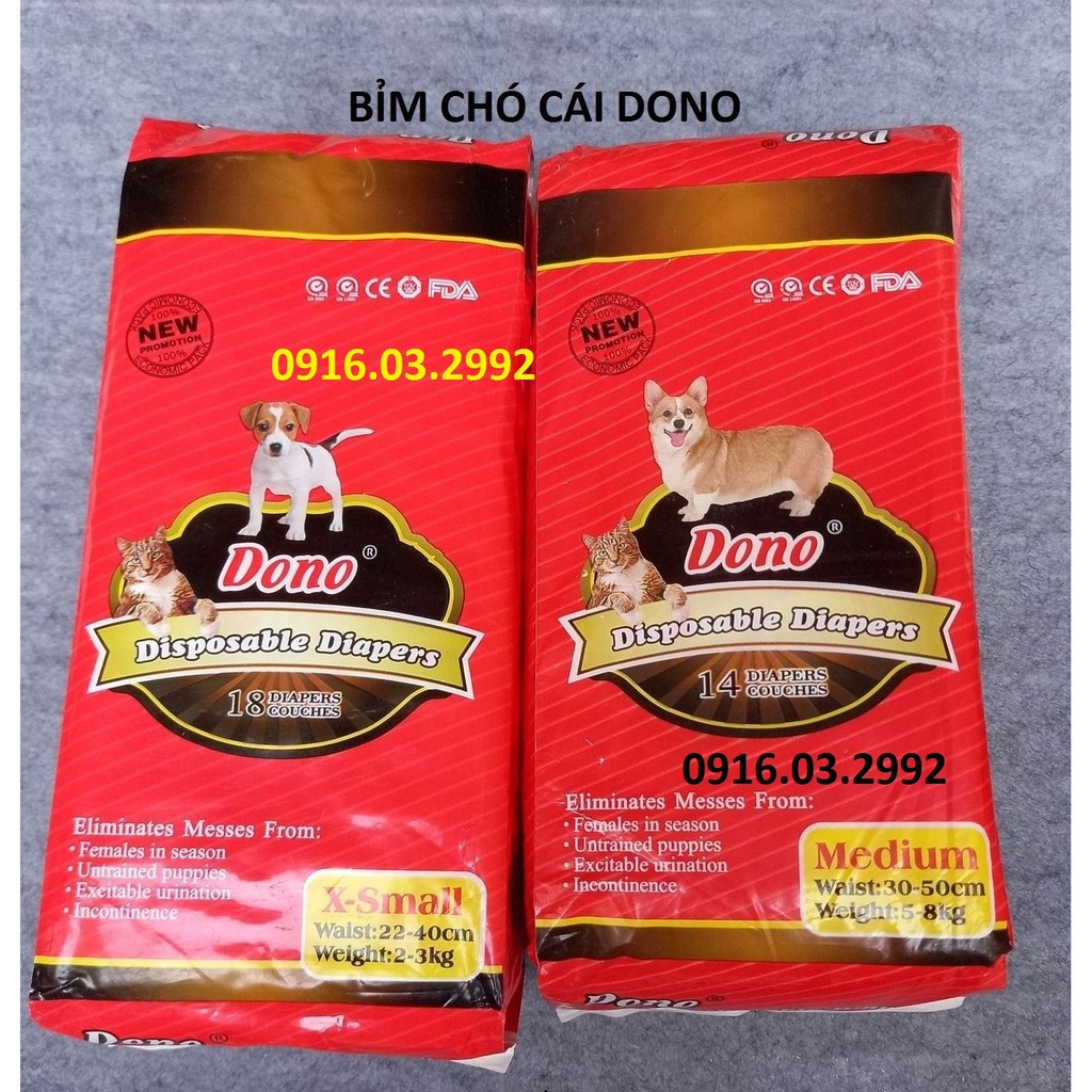 Bỉm chó cái Dono