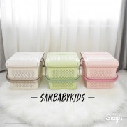 Giỏ nhựa đi sinh, giỏ nhựa đựng đồ mẹ và bé