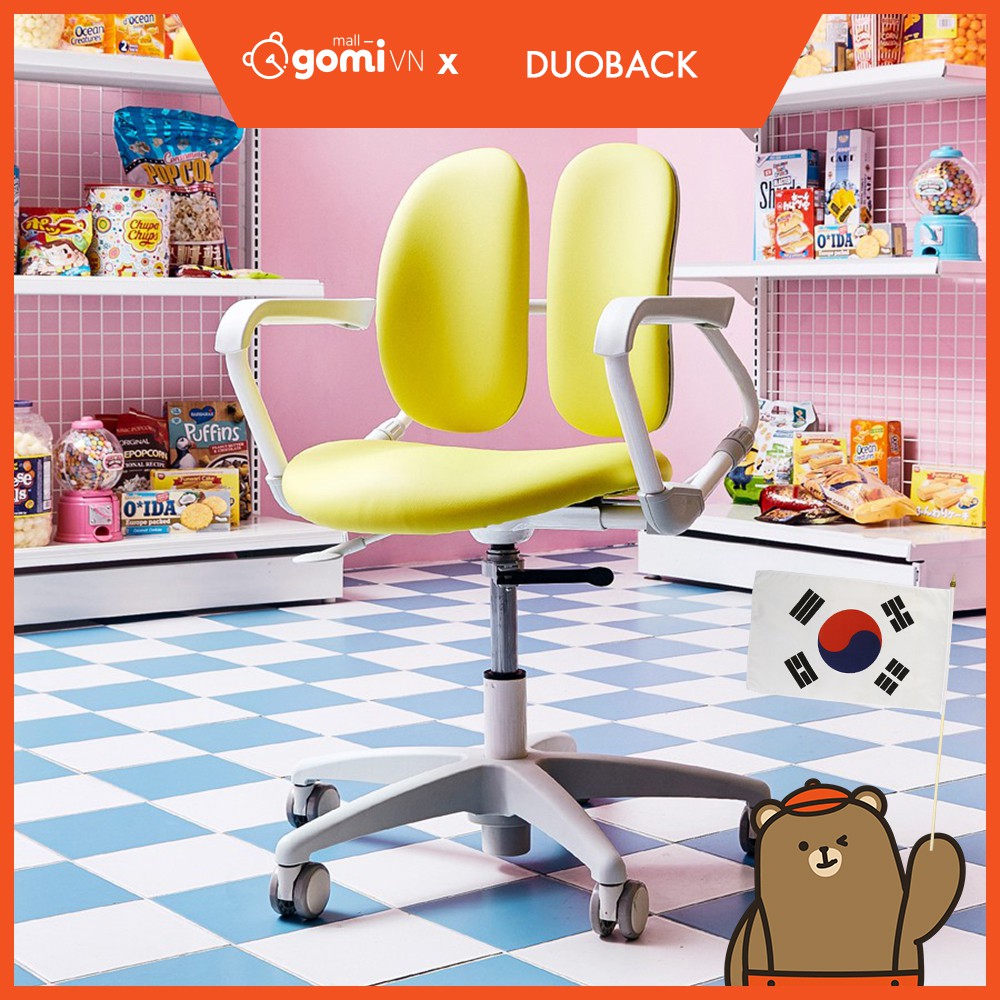 Ghế Dành Cho Trẻ Em DUOBACK - MILKY 218D GomiMall