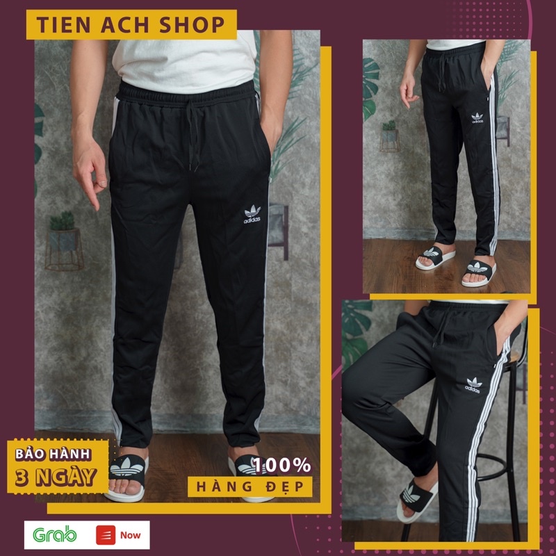 Quần thể thao nam, quần 3 sọc logo dass