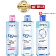 Nước tẩy trang Loreal Paris 3-in-1 Micellar Water 95ml - 400ml