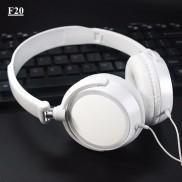 Tai nghe chụp tai F20 Màu Trắng Đen có thể gấp gọn