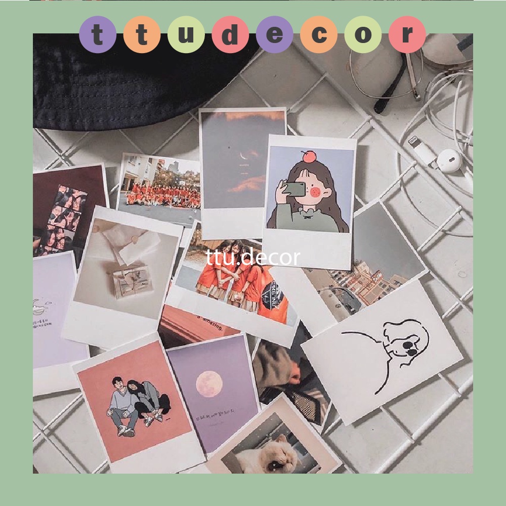 IN ẢNH RỬA ẢNH 6x9 polaroid ép lụa theo yêu cầu