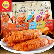 Thịt nướng que BBQ -Thịt chay nướng cay-SNACKSEEKER-Đồ ăn vặt Trung Quốc-Thịt nướng que xúc xích