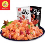 Nõn tôm chay ướp cay tẩm vị- Đồ ăn vặt Trung Quốc- Ăn vặt nội địa- Nõn tôm chay ướp cay