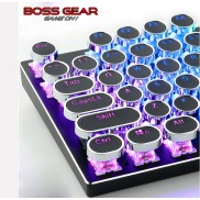 Bộ Keycap Tròn Bọc Viền Bạc Siêu Đẹp dành cho bàn phím cơ