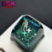 Keycap Lẻ hình Phi hành gia ngoài vũ trụ cực đẹp SA profile ( keycap resin độc lạ )( Keycap Artisan )