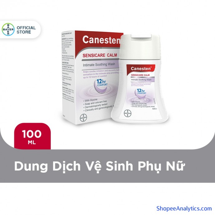 Review Dung dịch vệ sinh phụ nữ Canesten Sensicare Calm 100ml