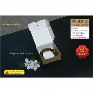 50 cái - Hộp giấy kraft đựng nữ trang quà tặng hoa tai trang sức vòng tay phong thủy - Hộp số 12