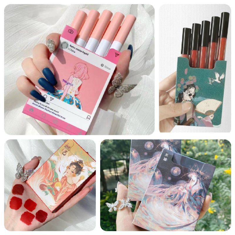 Set son kem lì thuốc lá của Muge leen