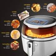 Nồi Chiên Không Dầu Nine Shield 8L - Nồi chiên không dầu 8L thế hệ mới 2021