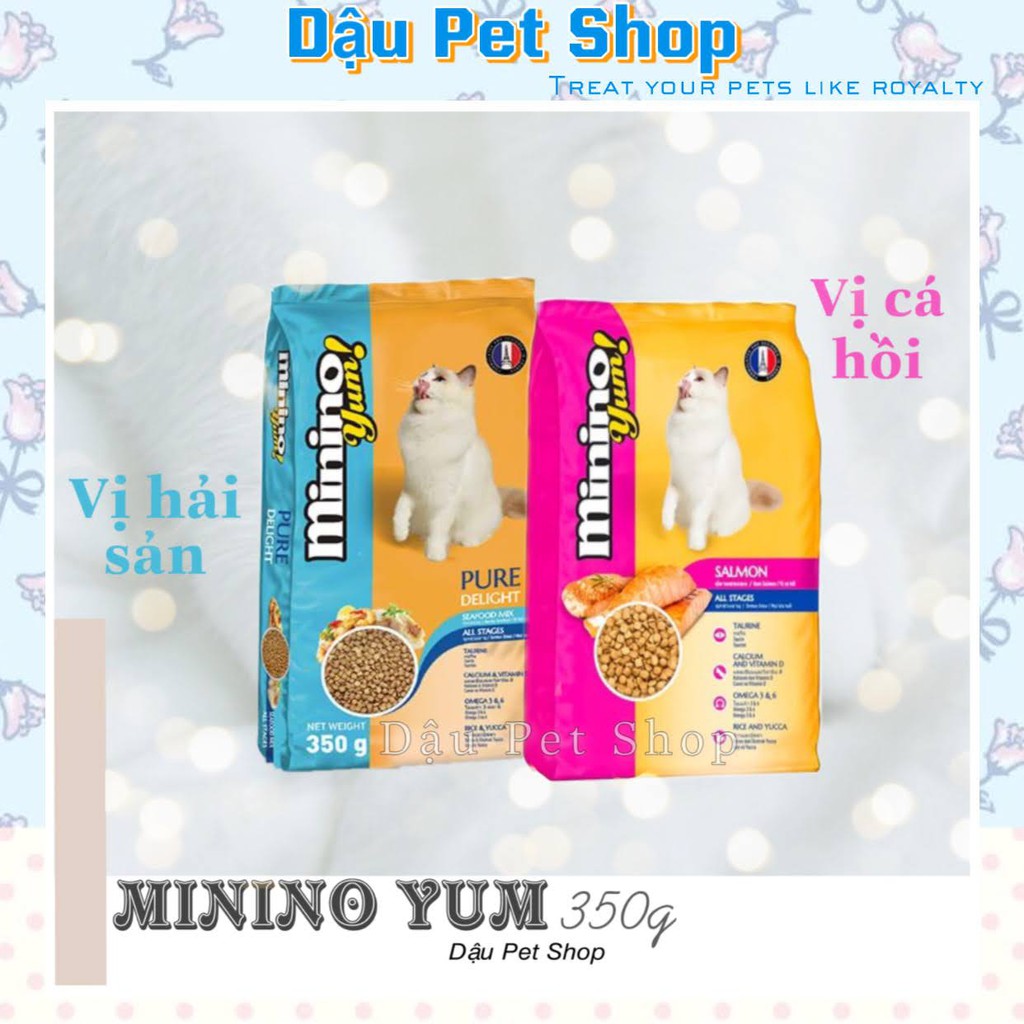 Minino Yum hạt thức ăn cho mèo 350g