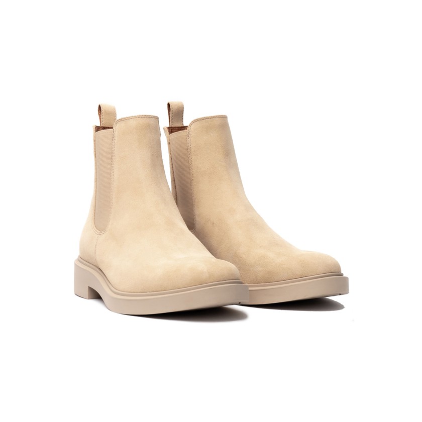 Giày boot THE WOLF basic wolf chelsea boot - Tan