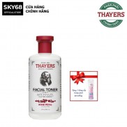Nước hoa hồng Se Khít Lỗ Chân Lông Thayers Witch Hazel Toner Rose Petal 355ml + Tặng 1 bông tẩy trang Ipek 80 miếng