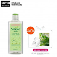 Nước Hoa Hồng Simple Cân Bằng Da Dịu Nhẹ Kind To Skin Soothing Facial Toner 200ml