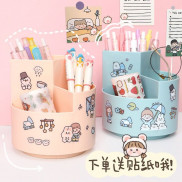 ỐNG CẮM BÚT 2 TẦNG XOAY 360 ĐỘ TIỆN DỤNG