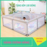 Quây bóng cho bé, nhà bóng cho bé khung inox chống va đập tặng kèm 100 quả bóng