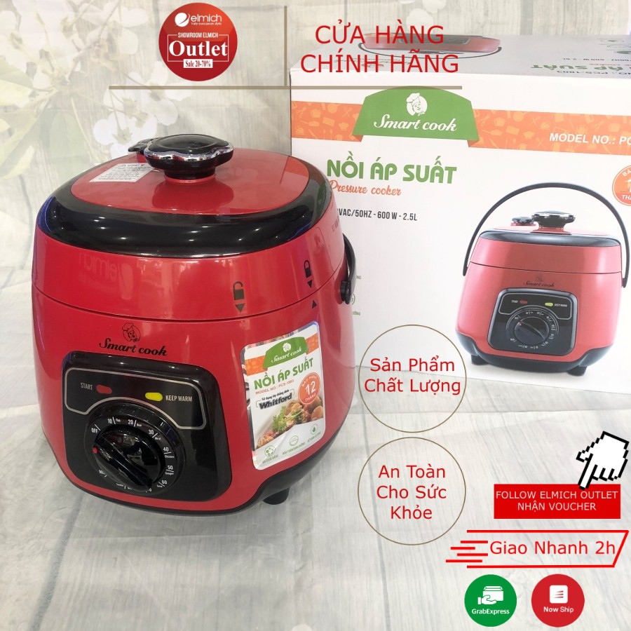 Nồi áp suất Elmich  Smartcook PCS-1803 2,5L