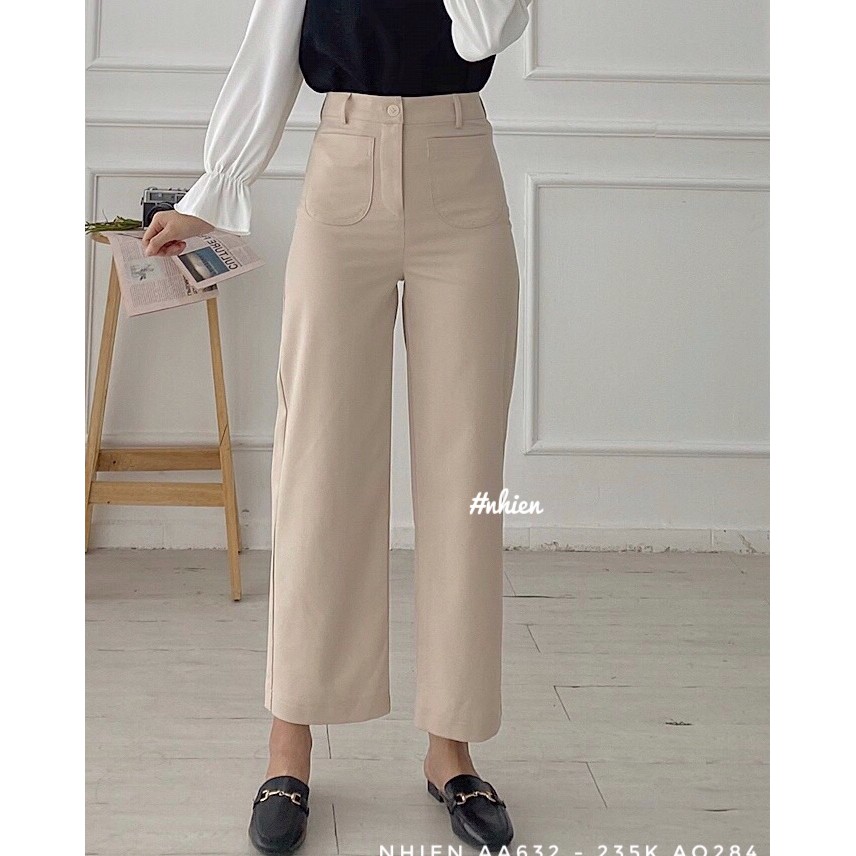 Quần Kaki Suông_Nhien vintage AQ284