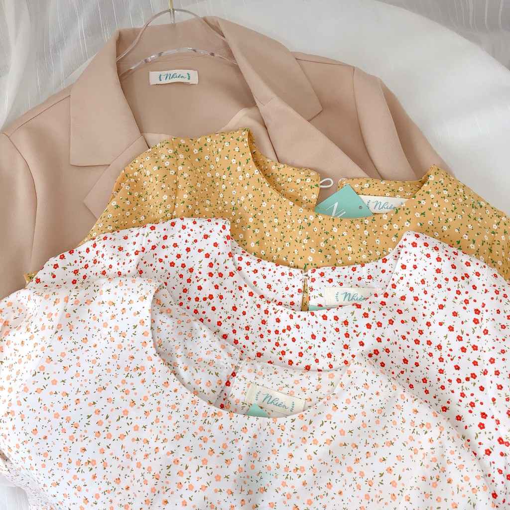 Áo kiểu hoa nhí  Tầng_Nhienvintage AA666