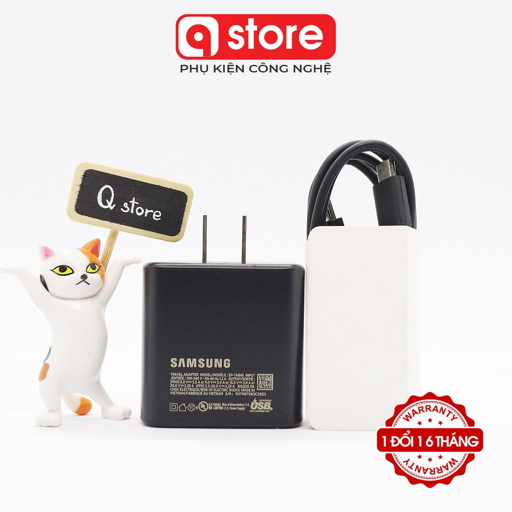 Bộ sạc samsung 45W, Cáp sạc 5A to, Sạc nhanh chuẩn PD, PSS cho điện thoại