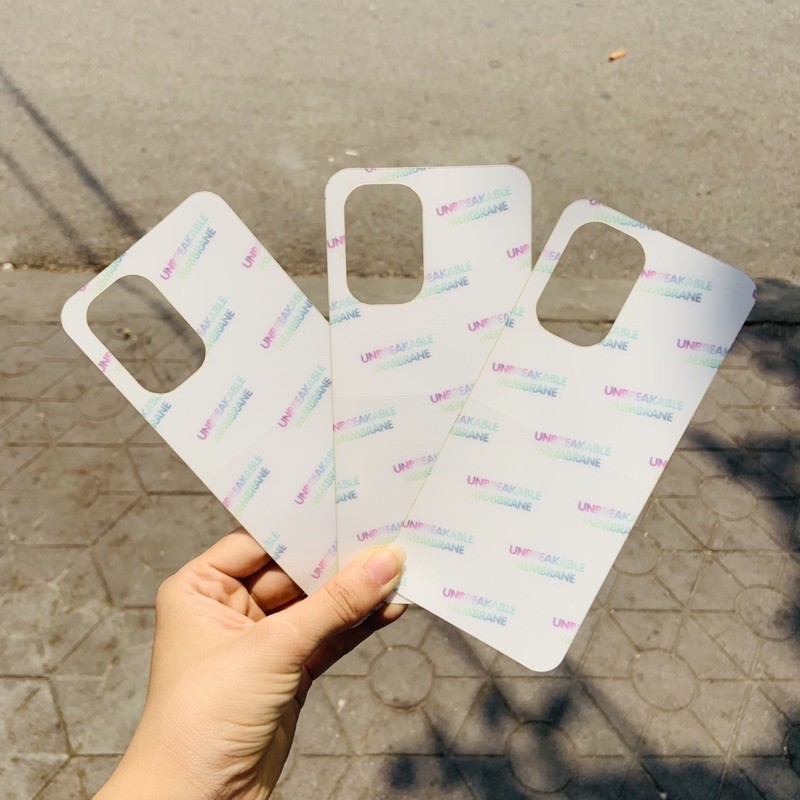 Dán PPF Lưng Xiaomi K40 / K40Pro / Mi 11 / Poco X3 / X3 Pro / Note 9S, Dán Dẻo Full Lưng xiaomi, Chống Xước