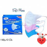Hộp 10 chiếc Khẩu Trang 5D mask Nam Anh Farmapro cho người lớn