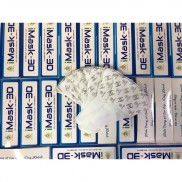Hộp 50 chiếc khẩu trang 3D mask họa tiết chữ Chanel