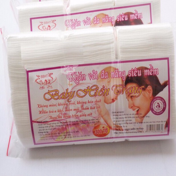 Khăn vải khô đa năng baby hiền trang