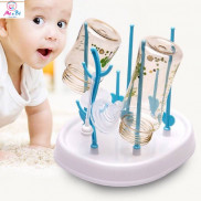 Khay úp bình sữa hình cây cho bé